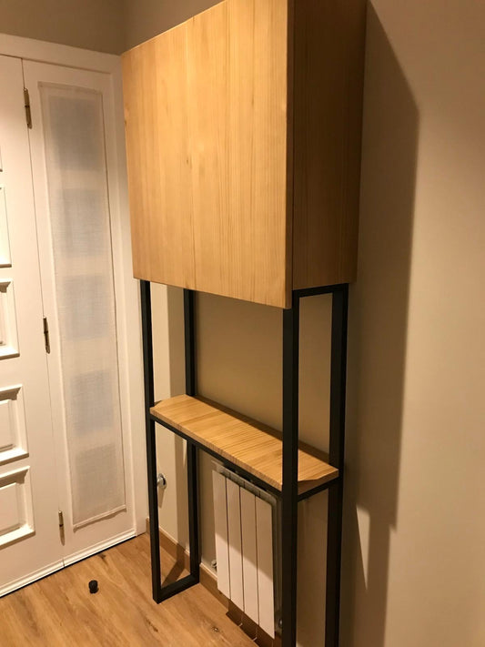 CONSOLA  MODERNA CON  ESTANTE