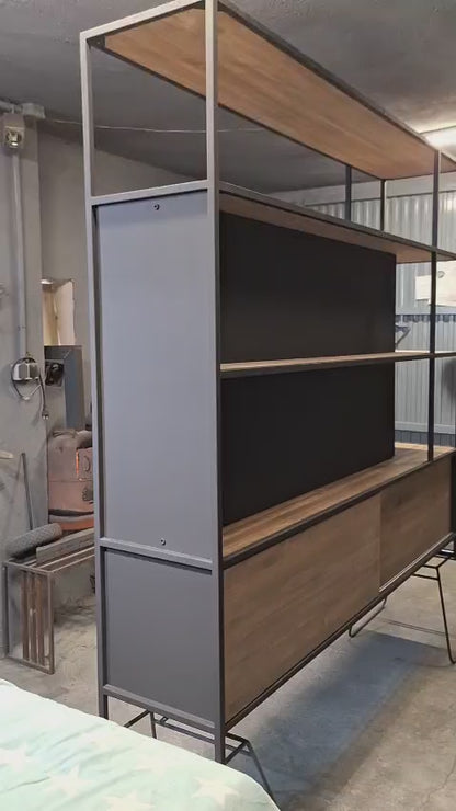 MUEBLE TV SEPARADOR DE AMBIENTE - 200 X 180 X 40 CM